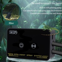 Wifi atomization system intelligent reptile humidifier remote landscaping spray system kit rainforest irrigation timer