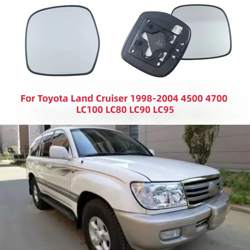 For Toyota Land Cruiser 1998-2004 4500 4700 LC100 LC80 LC90 LC95 Vue Grand Angle, Heated The Rearview Mirror