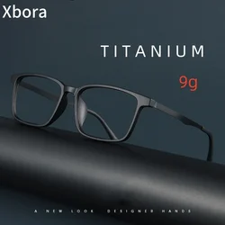 Men's TR90 titanium Alloy Anti Blue Light Business Reading Glasses, Refractive Power+25 to+400, Customized Prescription Myopia