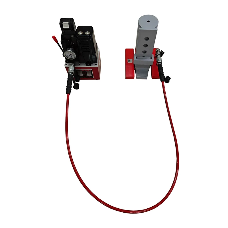 Compact 5-ton toe jack with quick retraction spring and rust-resistant alloy steel, ideal for low-clearance applications