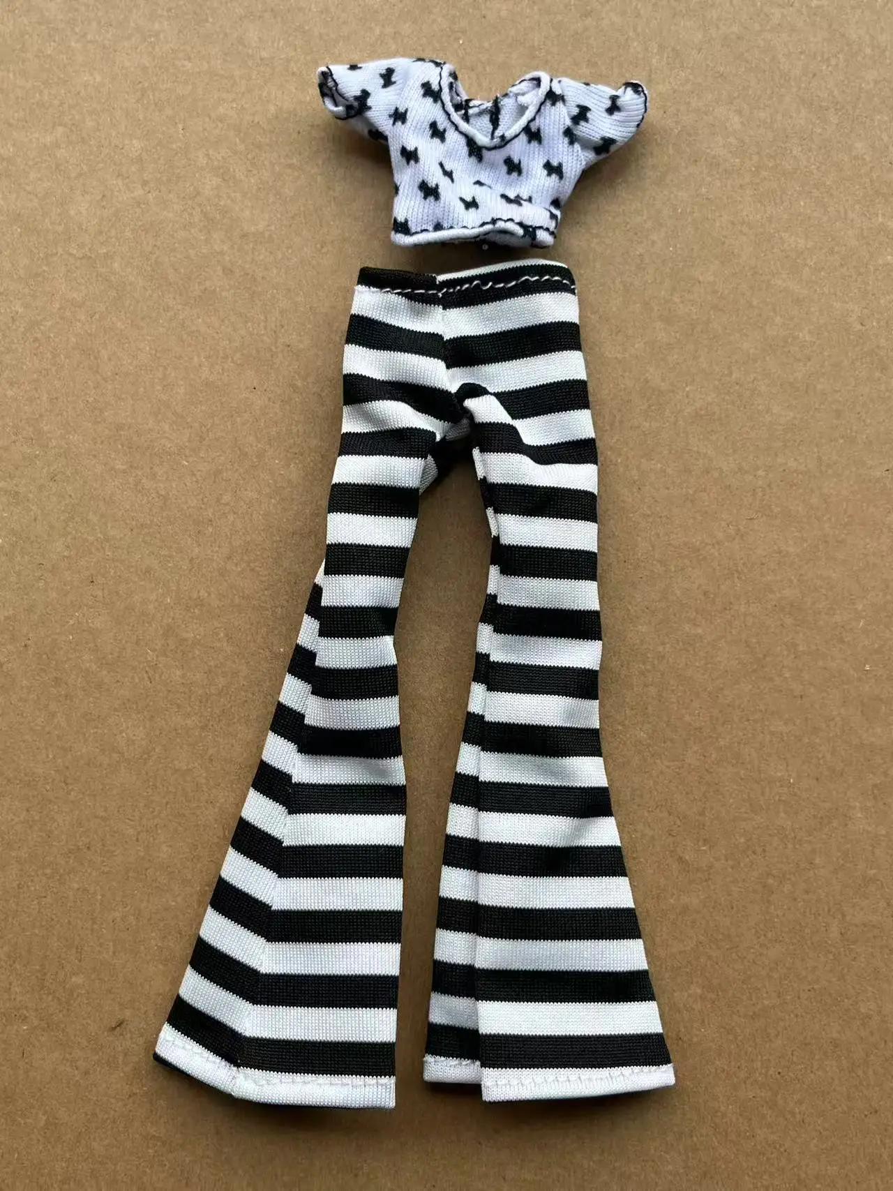 1/6 Doll Tshirt Skirt Pants Cloak Clothes 1 /6 Slim Dressing Doll Parts Decors Compatible with Monster Bratss Slim Doll Body