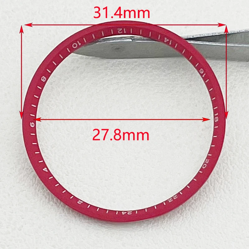 31.4mmX27.8mm, Watch Chapter Ring, Plastic, Watch Scale Ring