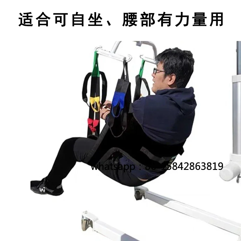 Medical Lift Sling Transfer Belt Sheet Household Bed Wheelchair Lift Strip Blanket for Elder Disable Full Body Paralyzed Patient