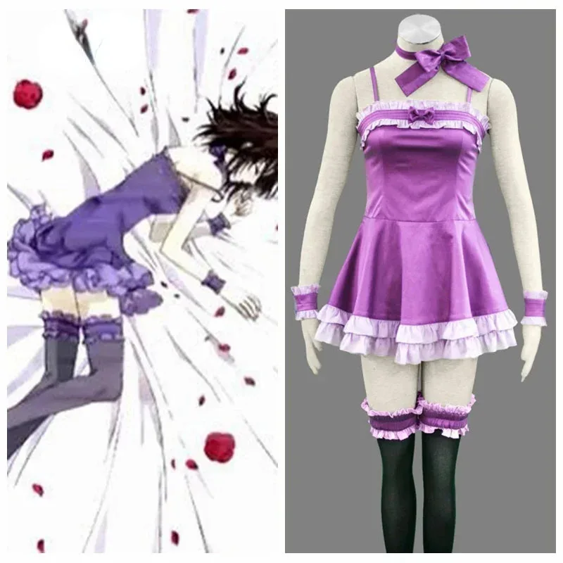 

Аниме Рыцарь-вампир Юки Подтяжки Юбка Фиолетовое Платье Хэллоуин Косплей Костюм Настроить Размер см; 5