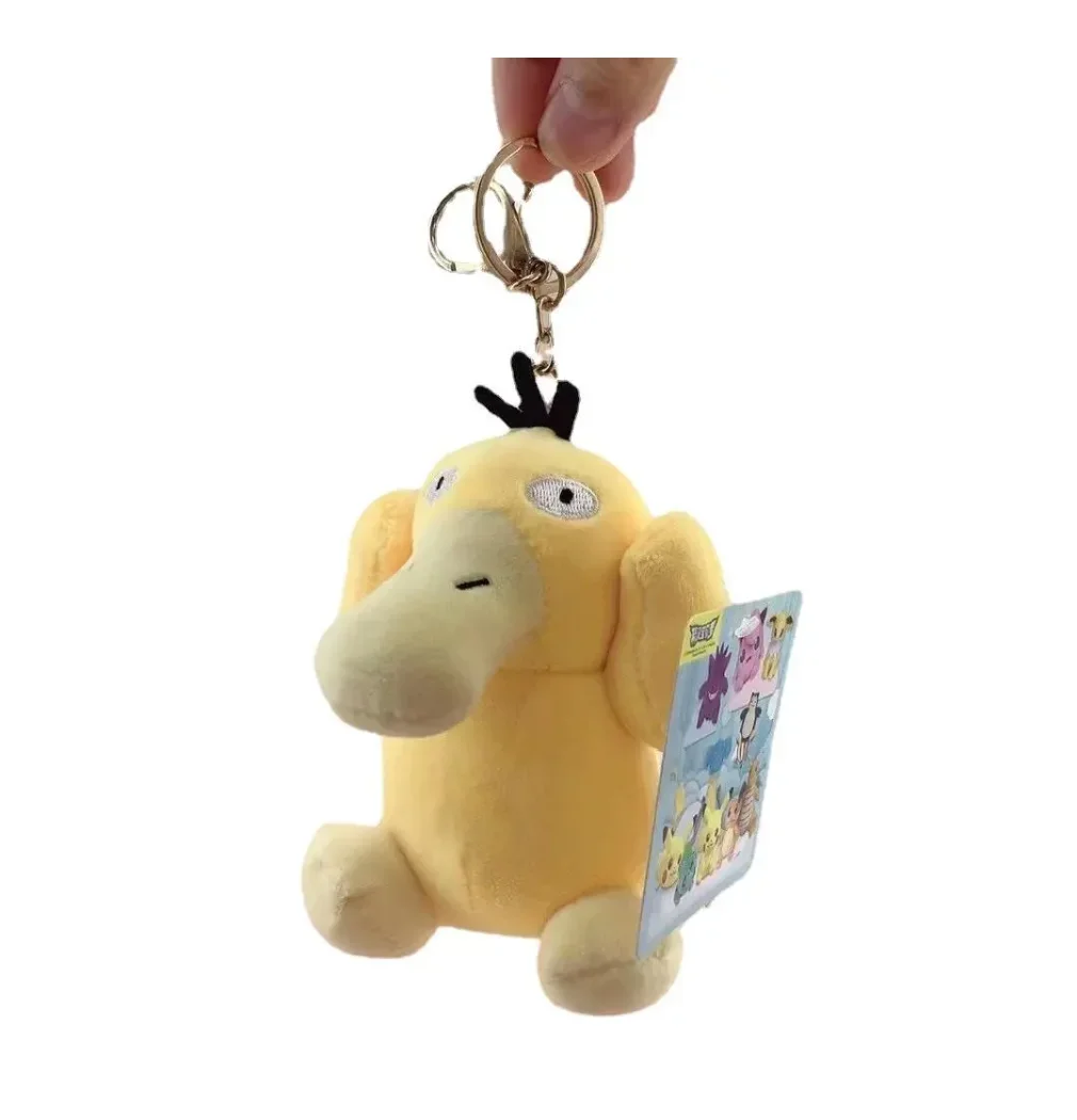 10pcs/lot 12cm Psyducks Plush Toys Doll Plush keychain Pendant Soft Stuffed Toys Gifts  Hot Wholesales