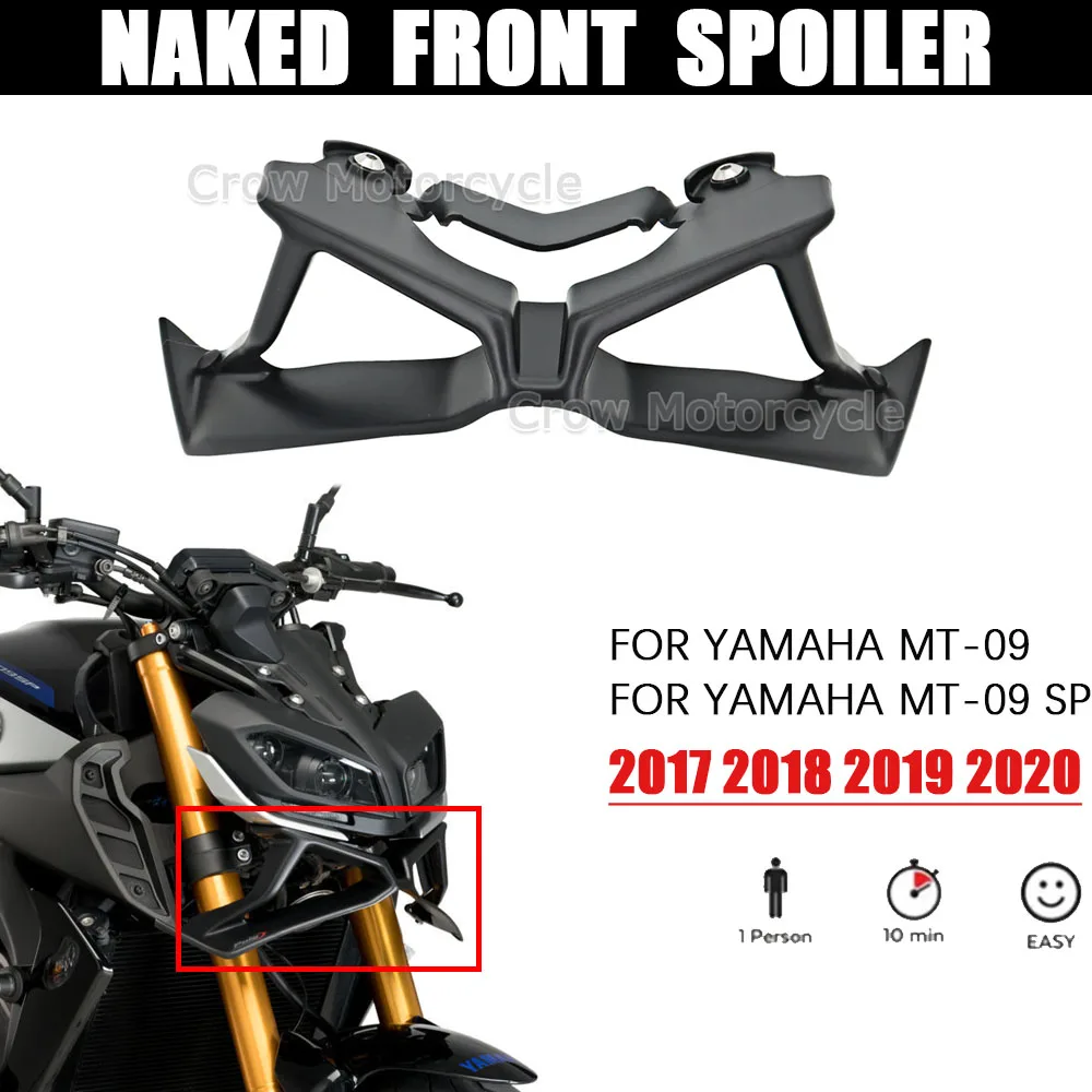 

Naked Front Spoiler New Motorcycle Accessories Front spoiler fender FOR YAMAHA MT-09 MT-09 SP 2017 2018 2019 2020