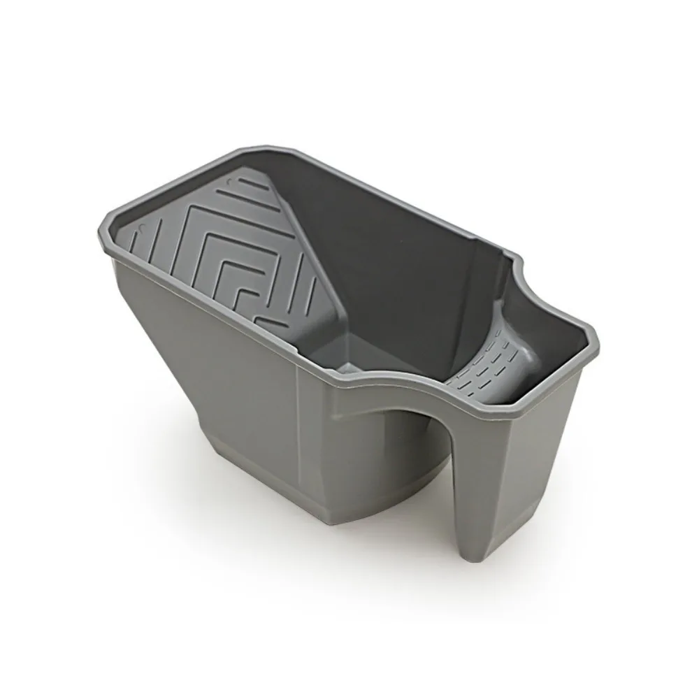 New 1L Paint Tray PP Dark Blue Handheld Paint Cup Large Capacity Easy-Grip Holding Paint Cup for Roller & Brush Application