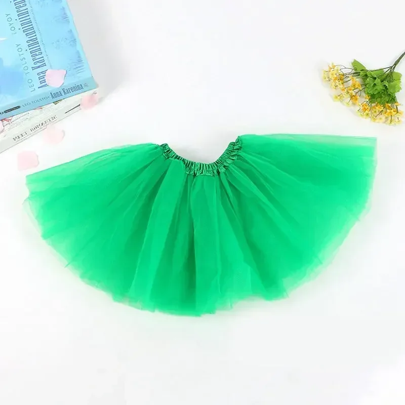 Baby Girls Mini Tutu Skirts Party Fluffy Tulle Dress Stage Pettiskirt Ballet Dancewear Clothing Accessories for Children 2-8Y