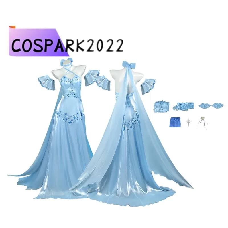 

Disguise Emilia Cosplay Costume Re Zero Fantasia Anime Adult Women Dress Armbands Outfits Halloween Fantasy Carnival Party Suit
