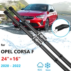 For Opel Vauxhall Corsa F 2020 2021 2022 2022 Accessories Front Rear Set Wiper Blades Brushes Windshield Windscreen Replacement