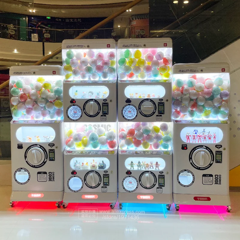 10cm 12cm Capsule Toy Gashapon Vending Machine Game Center Cosmic Code Coin Operated Arcade Big Ball Gacha Gift Gachapon Machine