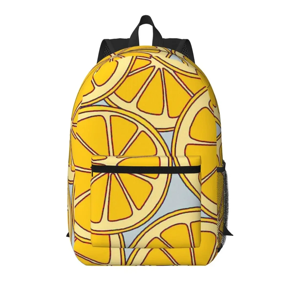 Playful Lemon Slices Student Backpack School Bag Hiking Travel Daypack for Men Women Bookbag Shoulder Bags
