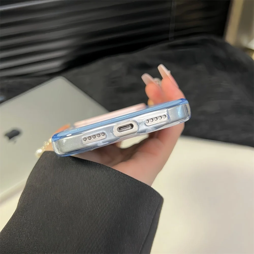 17 Pro Max Case Jelly Color Cover For iPhone Air Clear Frame Hard Back Shockproof Phone Capa Coque Funda view 6