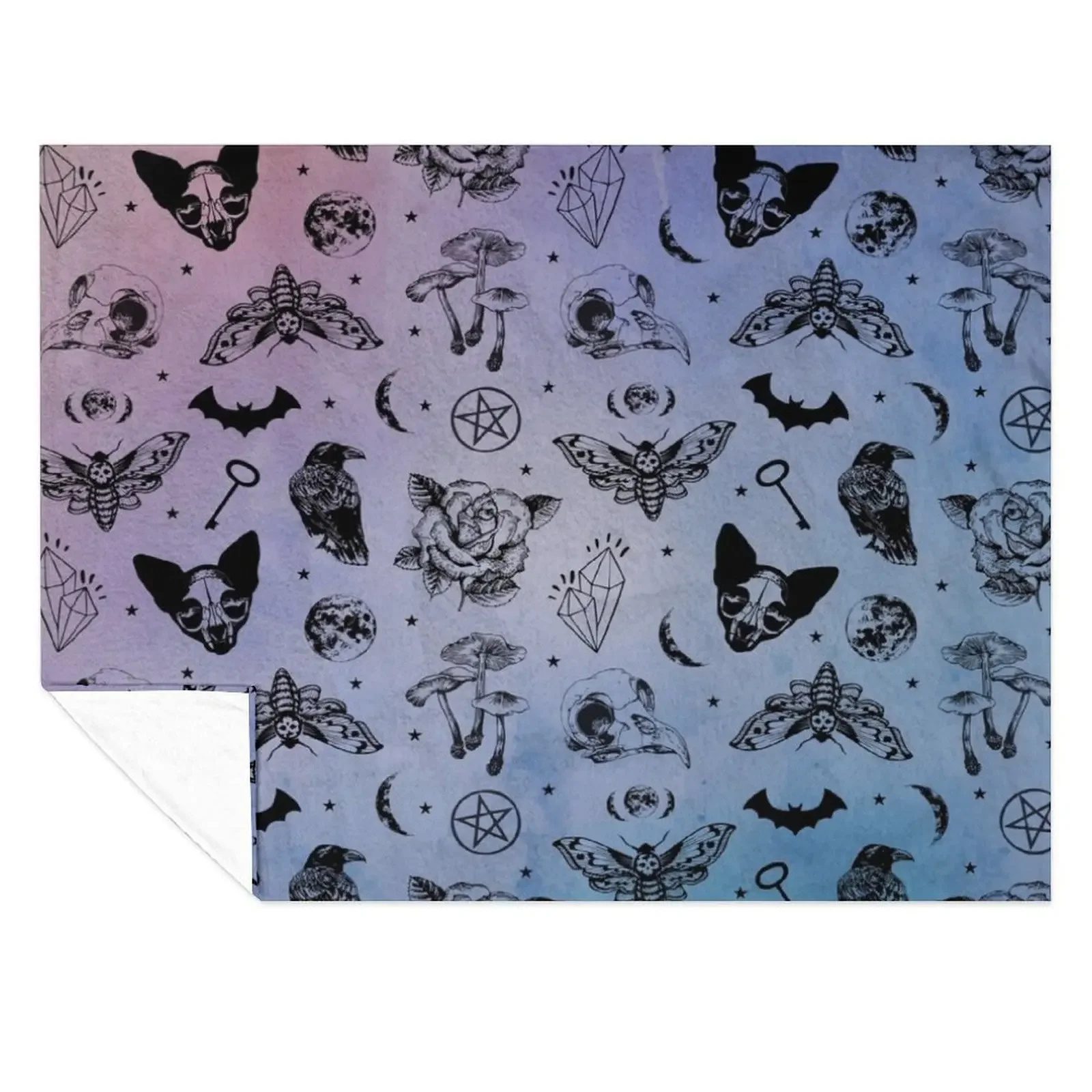 

Witch Vibes II Throw Blanket halloween Plaid on the sofa Decorative Sofa Bed linens Blankets