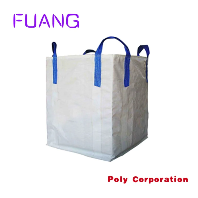 Custom  1 ton 1.5 ton PP big bag packaging /1 tons pp jumbo bags for sand , building material , chemical, fertilizer, flour ,etc