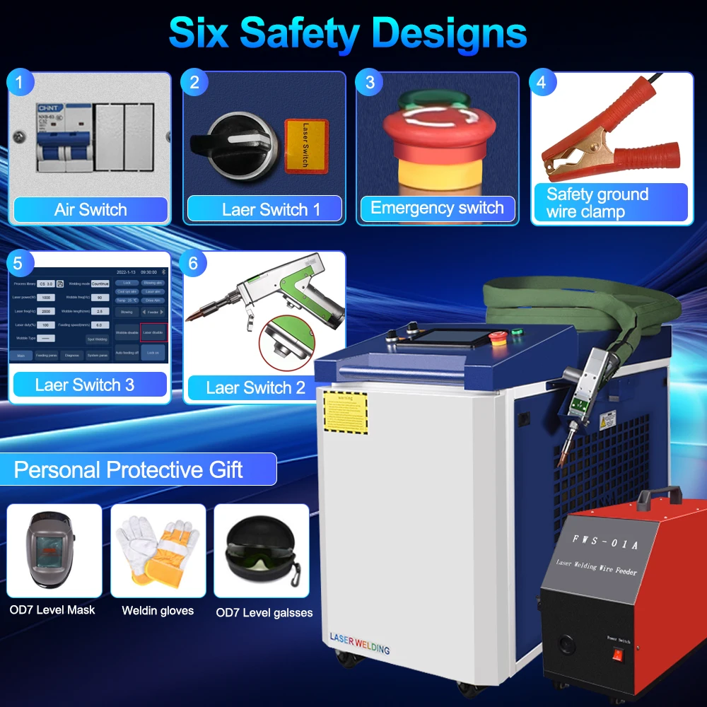 3000w raycus duplo oscilação soldador a laser 4 em 1 limpeza a laser soldagem corte para metal handheld fibra soldagem a laser