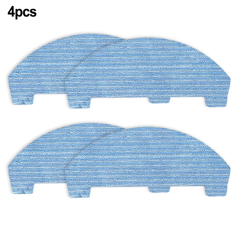 

4pcs Blue Microfiber Mop Cloth Replacement Parts For ILIFE T20s Robot Vacuum Cleaner And Mop Accessories