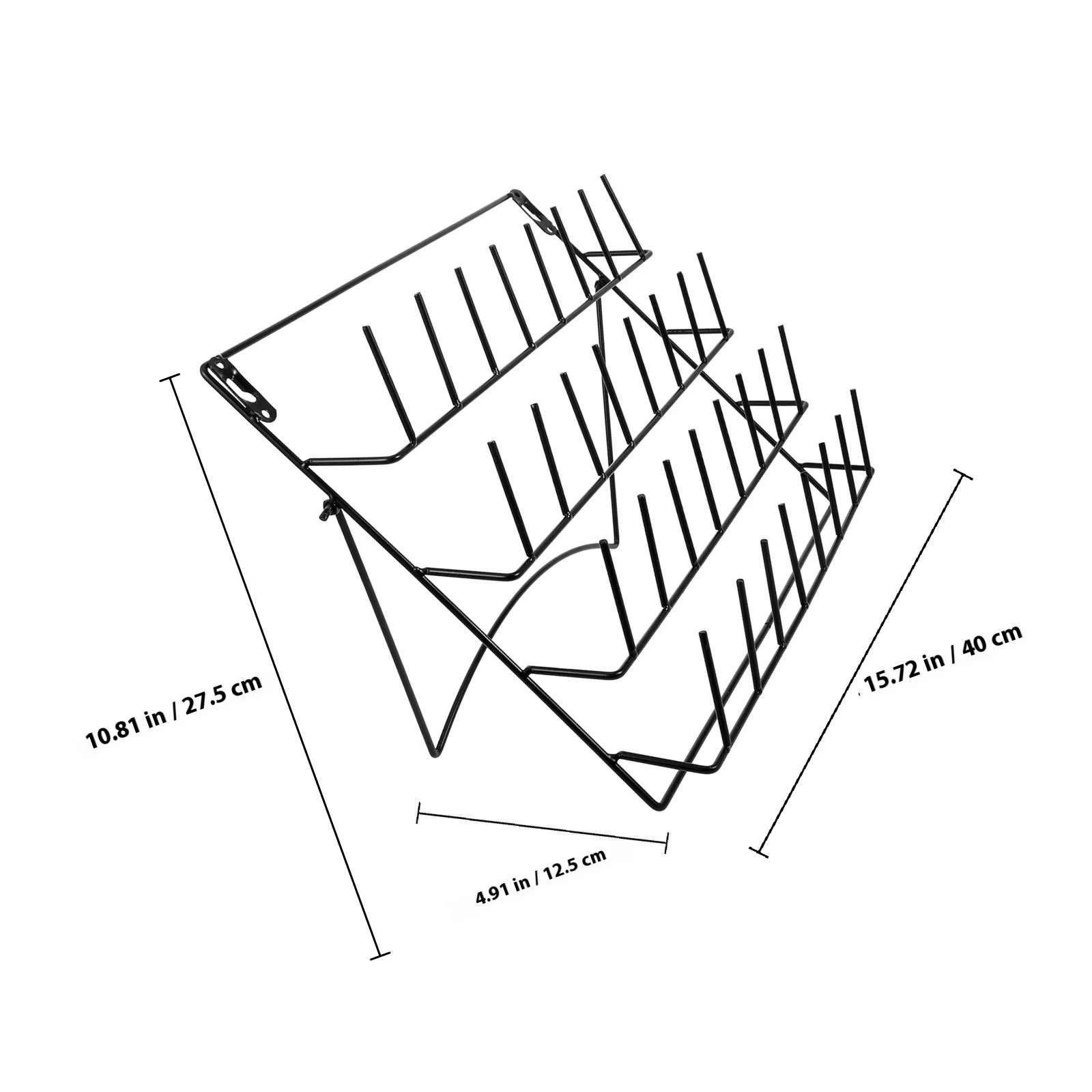 Support de séchage mural pour laboratoire, pour verrerie, cadre en fil d'acier, organisateur, support d'équipement de laboratoire Vertical