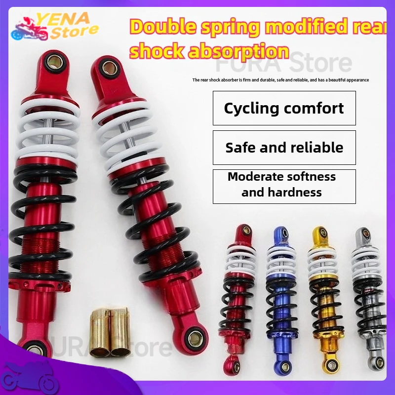 

New motorcycle shock absorber pillar suspension shock absorber 265mm round mouth damping spring spring shock absorber