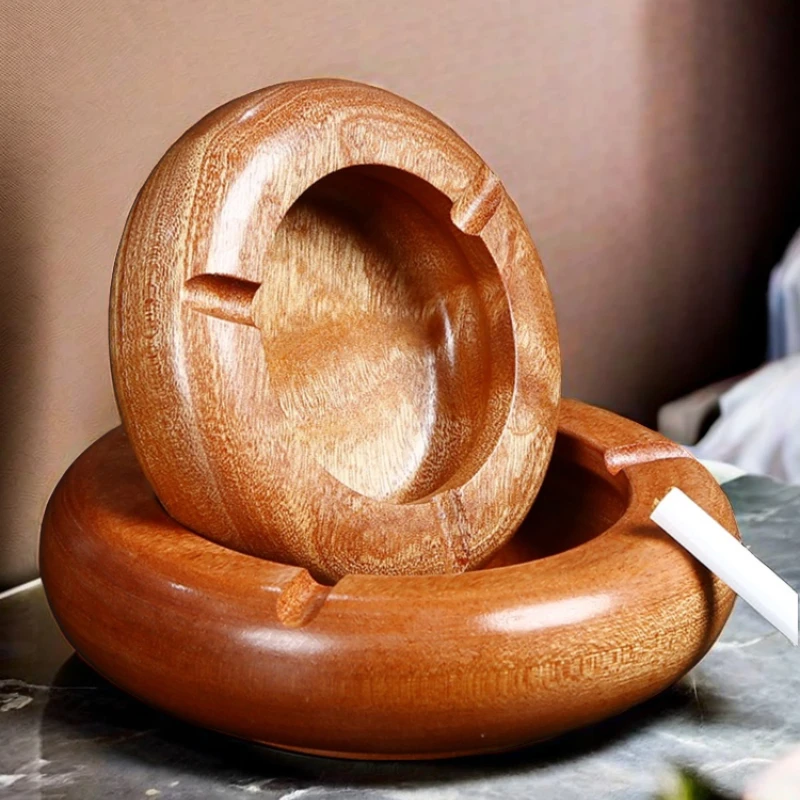 

Creative Solid Wood Ashtray Home Hotel Restaurant Large Wooden Ashtray Cigar Ashtray