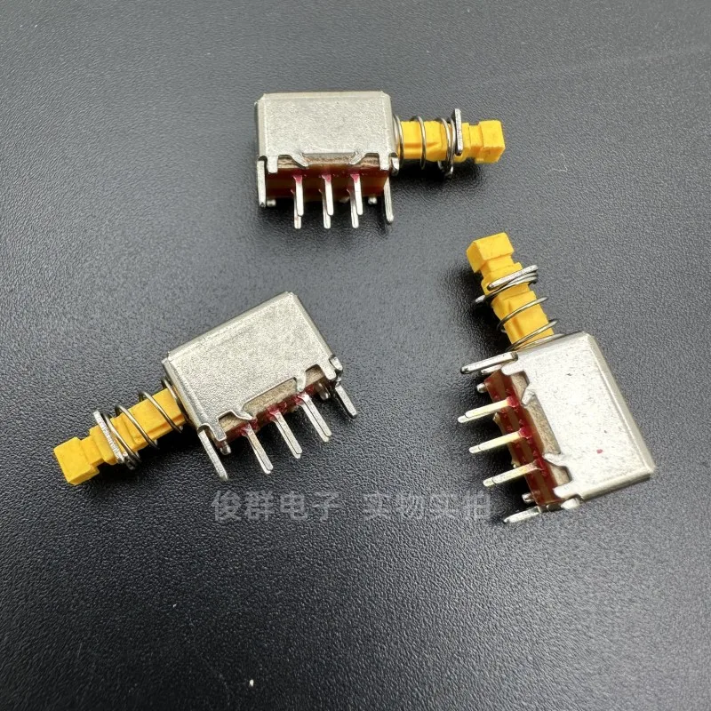 10pcs/ A04 straight key switch key power supply double row 6-pin PS-22E05 self-locking high quality