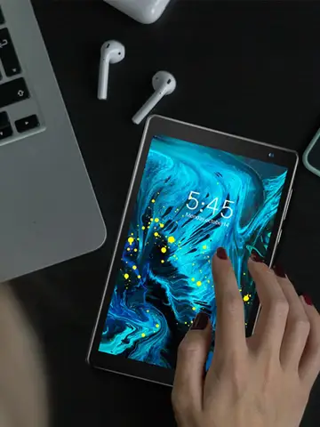 PRITOM 7 Inch Tablet PC 32 GB Android 11 with Quad Core Processor HD IPS Display Dual Camera WiFi with PU Protective Case