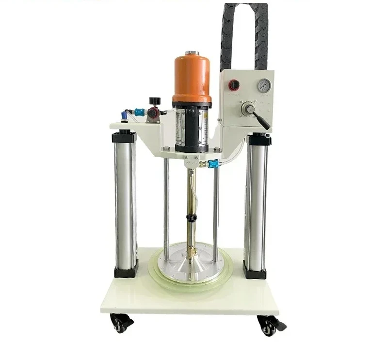 

Pneumatic quantitative butter machine Double column filling machine Oil injector Lubrication equipment Bearing gear Grease gun