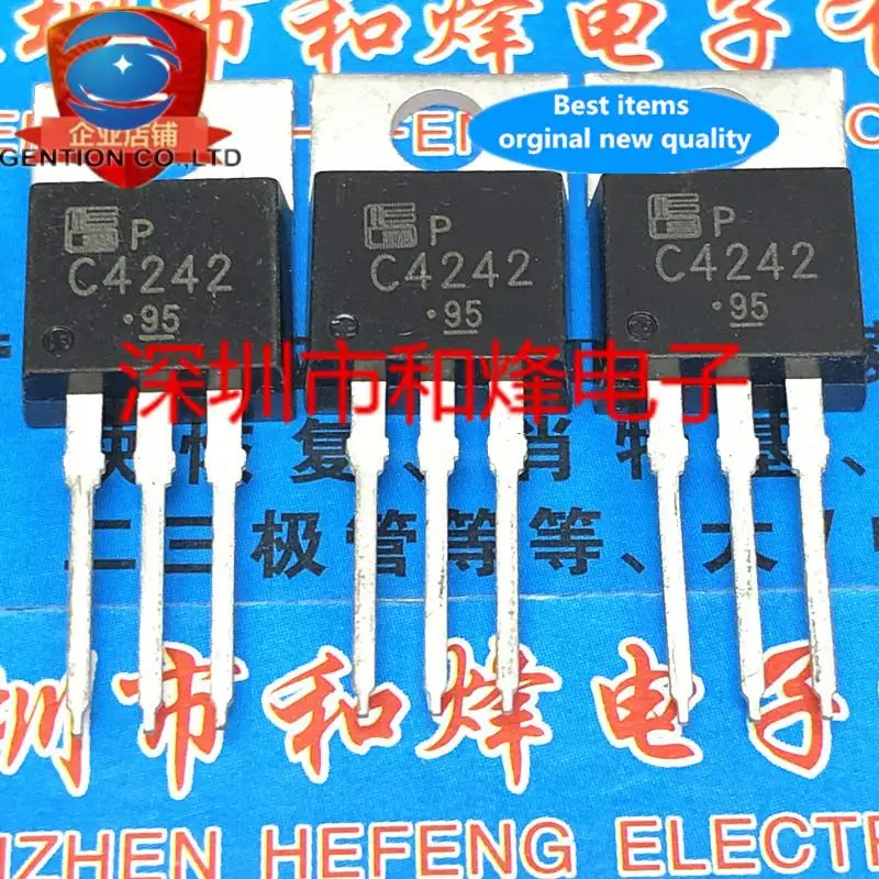 

10 шт. 100% оригинал, новый C4242 2SC4242 TO-220 400 В 7А