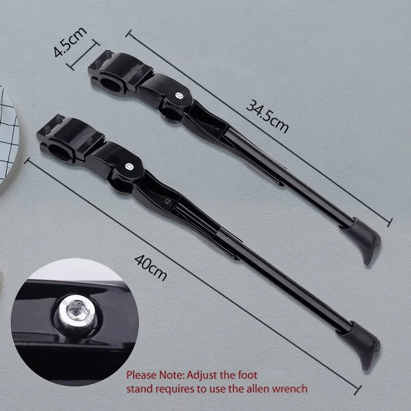 دعم قدم الدراجة، دعامة ركن عالمية للدراجة الجبلية للأطفال تدعم حامل ثلاثي القوائم لإطار محطة السلم #5