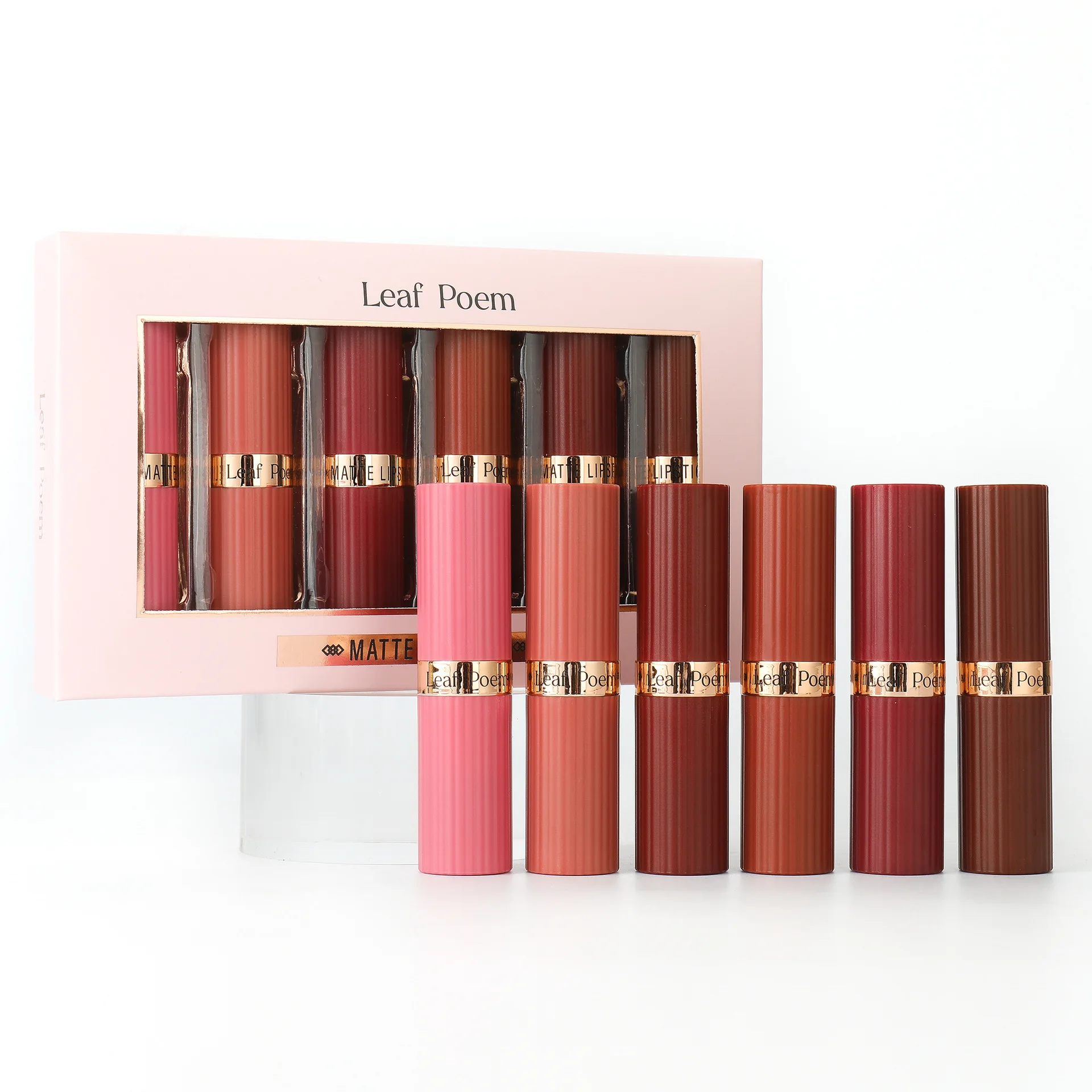 6 個の防水口紅セット マット汚れ防止 長持ちする非粘着性 キスプルーフ リップカラー パーティー 結婚式 高級セット用