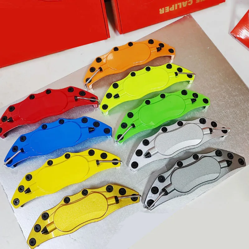 4Pcs Metal Car Wheel Caliper Covers Brake Caliper Anti Dust Protective Disc Shell For Audi Bmw Mercedes Benz VW Peugeot