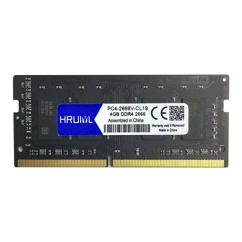 HRUIYL DDR2 DDR3 DDR3L DDR4 Notebook Memory 1GB 2GB 4GB 8GB 16GB Sodimm Memoria 1066 1333 1600 1866 2133 2400 2666 Laptop Ram