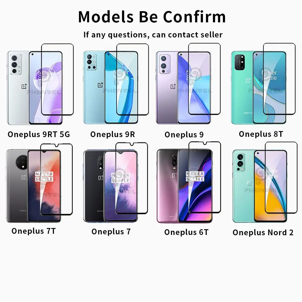 3 sztuk szkło hartowane dla Oneplus 9 folia ochronna dla Oneplus 6T 7 7T 8T 9R 9RT Nord 2 oleofobowe szkło ochronne