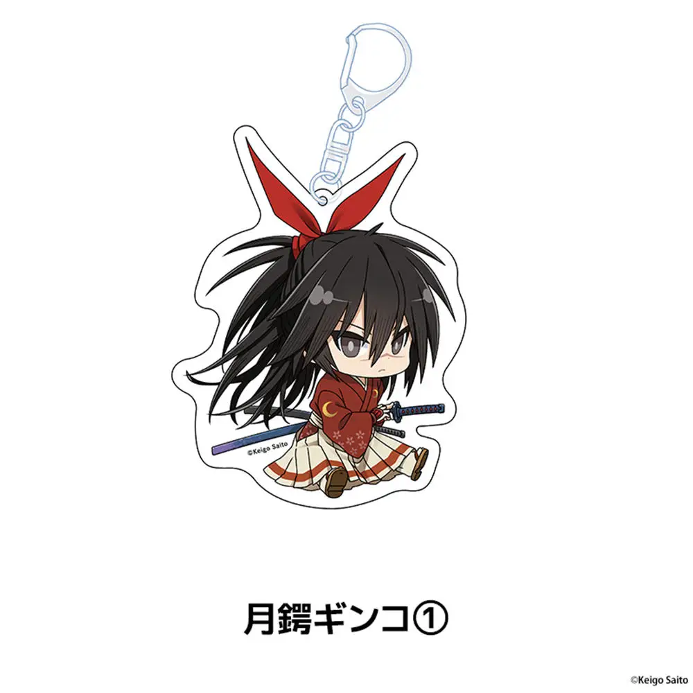 Anime Fans Gifts Acrylic Keychain Parallel world, horizontal space-time axis quadratic space Q Version pendand HD Keyring