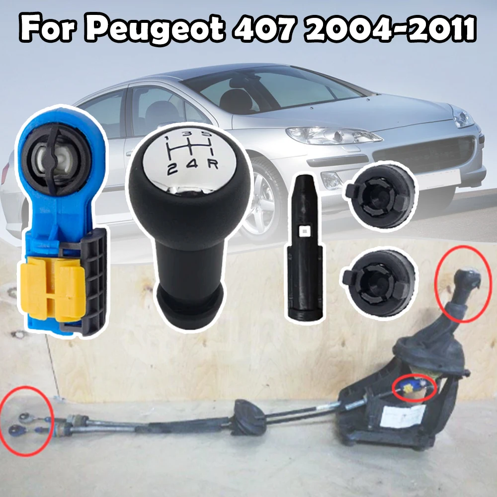 

Gearbox Repair Kit For Peugeot 407 2004 2008 2009 2010 -2011 5Speed Knob Pen Linkage Control Cable Manual Transmission Rebuild