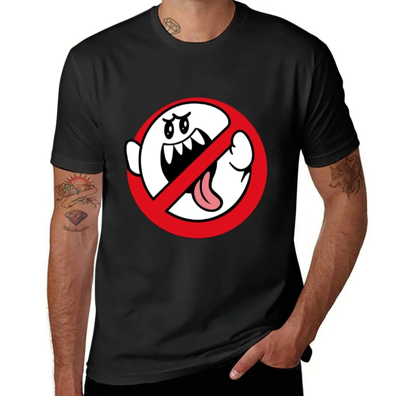 no boosters T-Shirt customs graphics kawaii clothes korean fashion mens graphic t-shirts funny