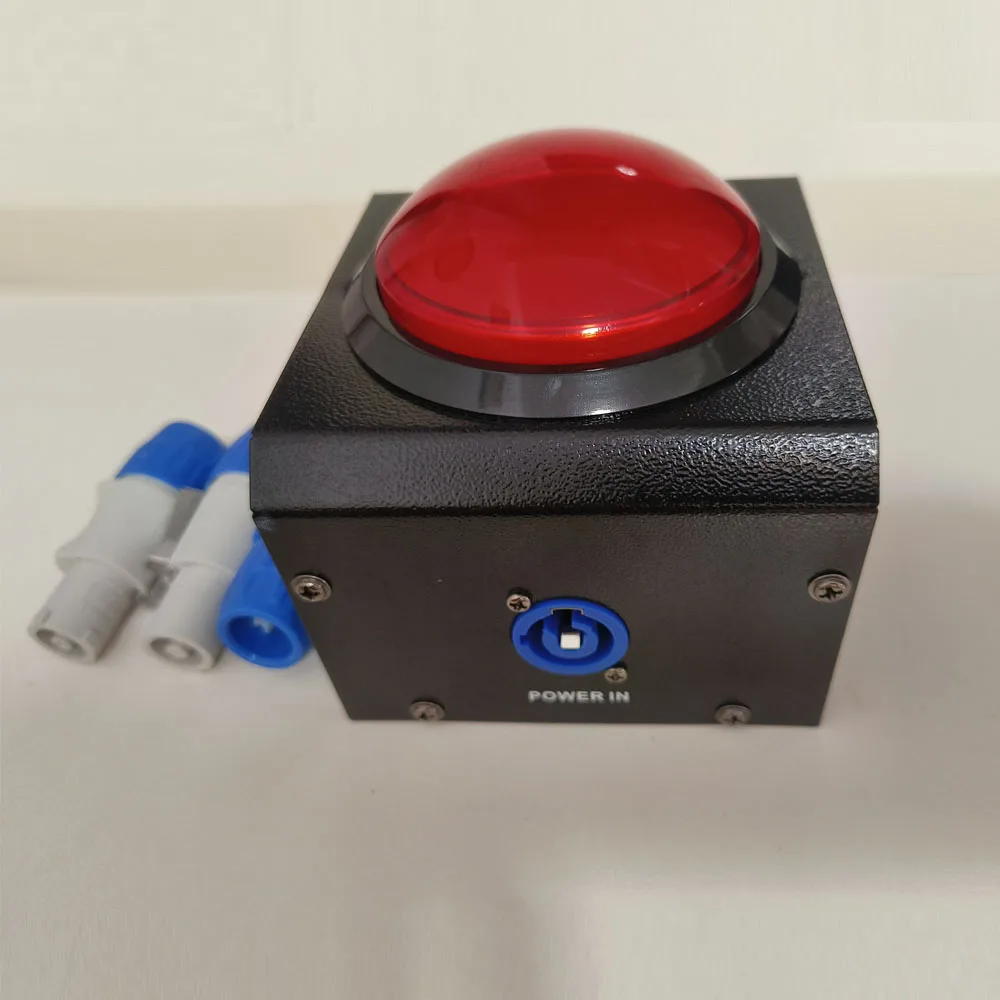 Red Button Manual Controller to Holi Powder Shooting Machine Wedding Event Music Concert Stage Effect CO2 Jet Fire Baby Shower