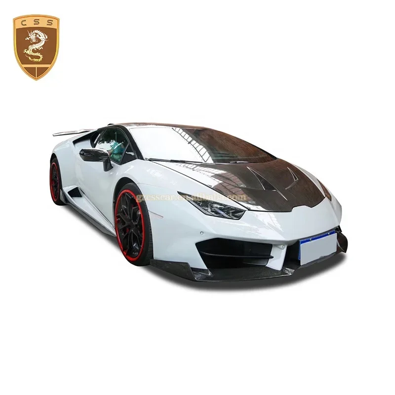 

V Style Carbon Fiber Car Front Lip Splitter for Lamborghini LP580 Accessories Car Parts