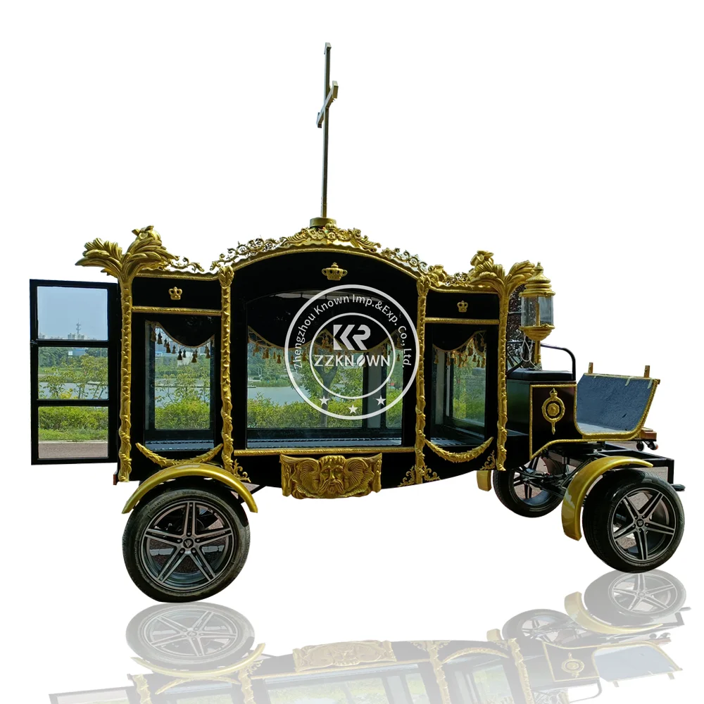 New Hearse Funeral Car Customize Horse Carriage Wagon Funeral