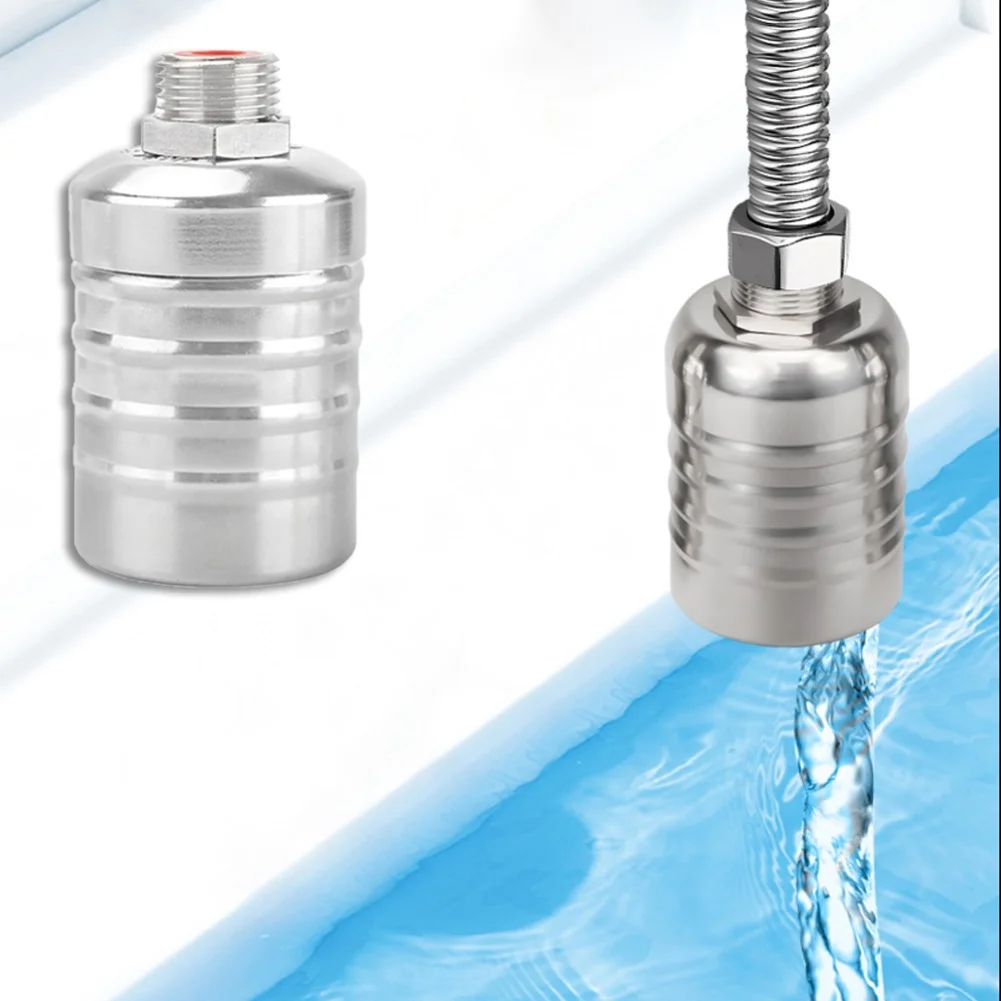 

Stainless Steel Float Valve Kit for Water Tanks Featuring Automatic Water Level Management and Reliable Float Mechanism