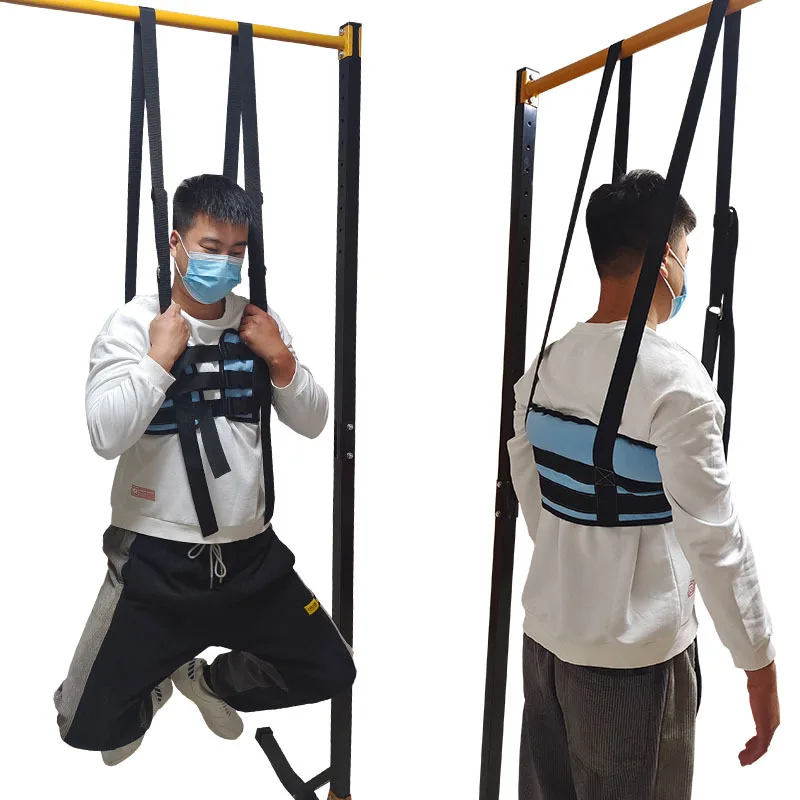 

Lumbar Traction Belt Sling Spinal Decompression Harness Back Pain Relief Stretcher Thickened Suspension Waist Stretch Straps