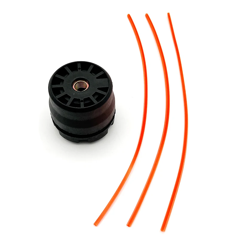 Quick Installation of Portable Line Trimmer Head for Gasoline Brush Cutter