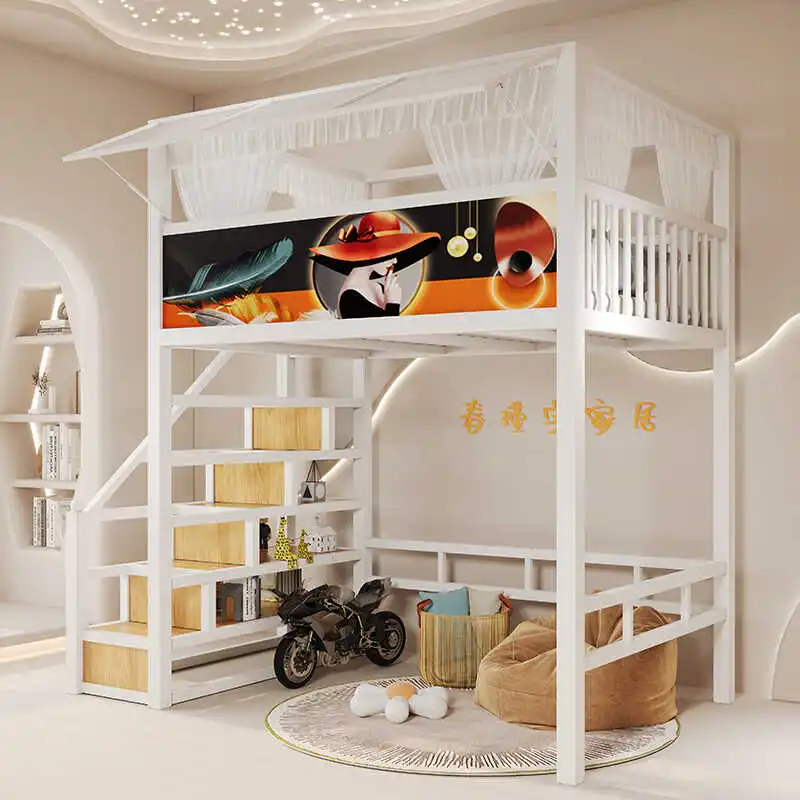 Cama infantil Cama alta e baixa Beliche