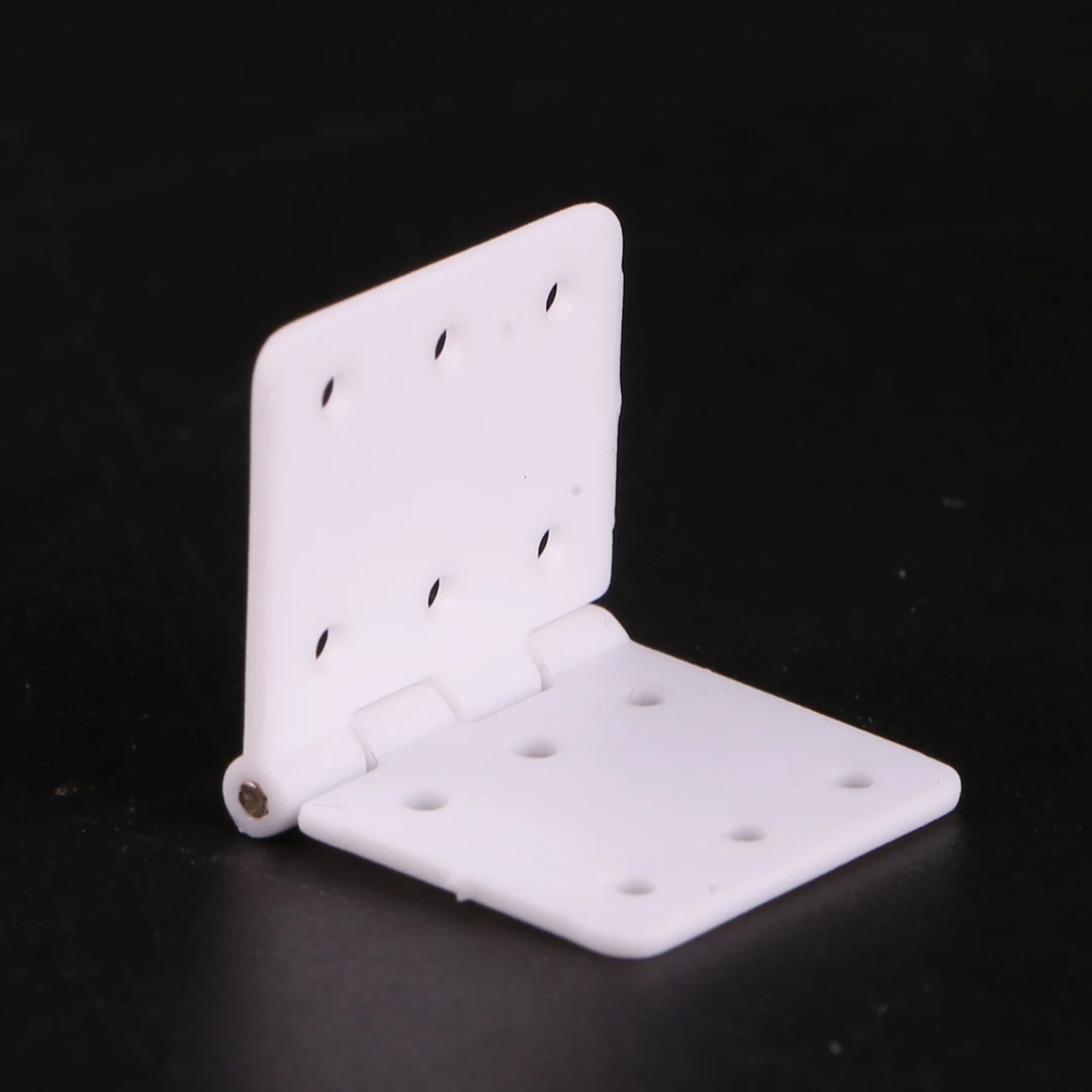 10PCS พลาสติกบานพับแบนเข็ม Binder สําหรับรุ่น RC รีโมทคอนโทรลเครื่องบิน KT FIXED-Wing เครื่องบิน Aileron บานพับการเชื่อมต่อ DIY