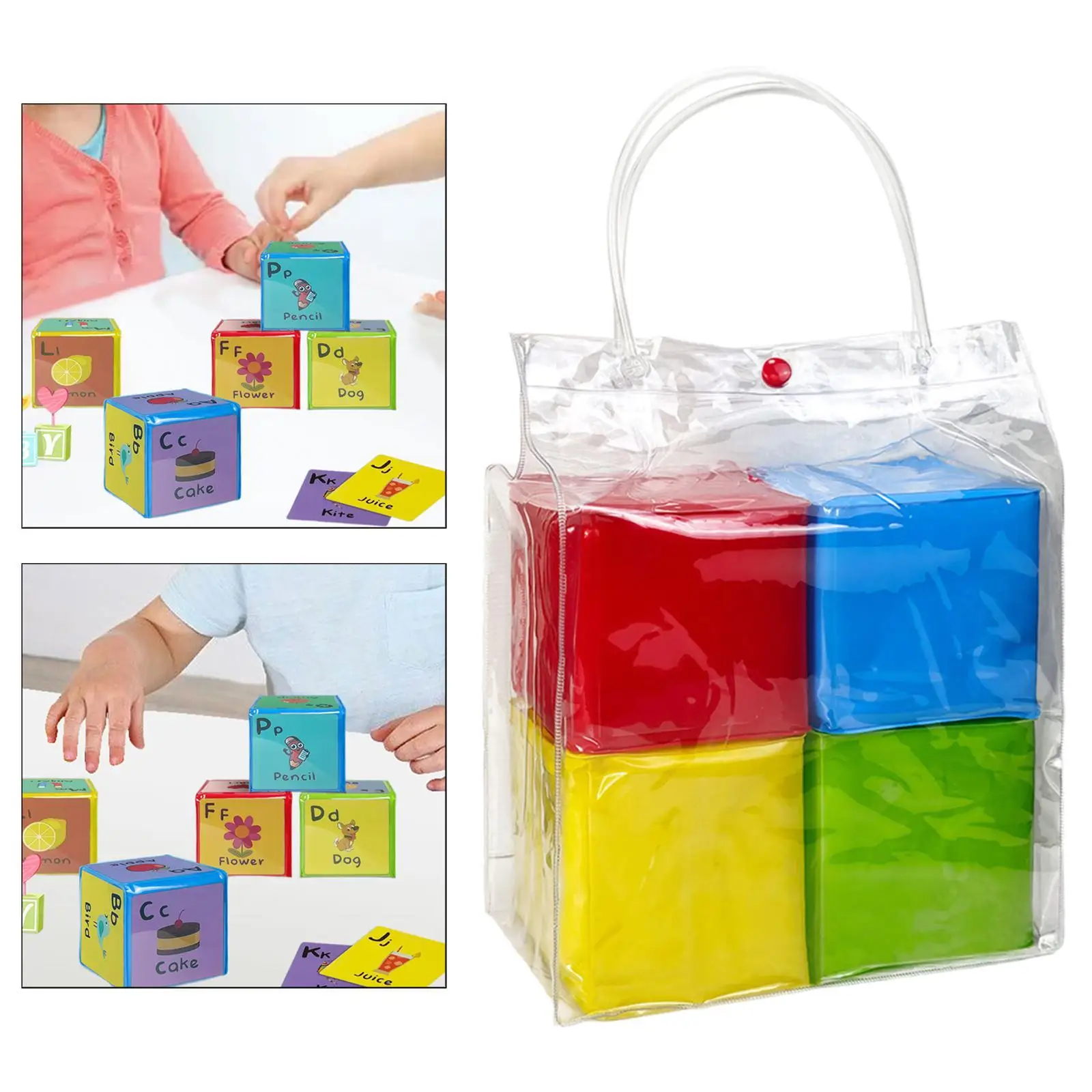 

4 шт., мягкие игральные кости для движений