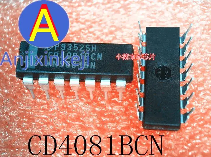 

10pcs 100% orginal new CD4081BCN CD40818CN CD4081 DIP-14