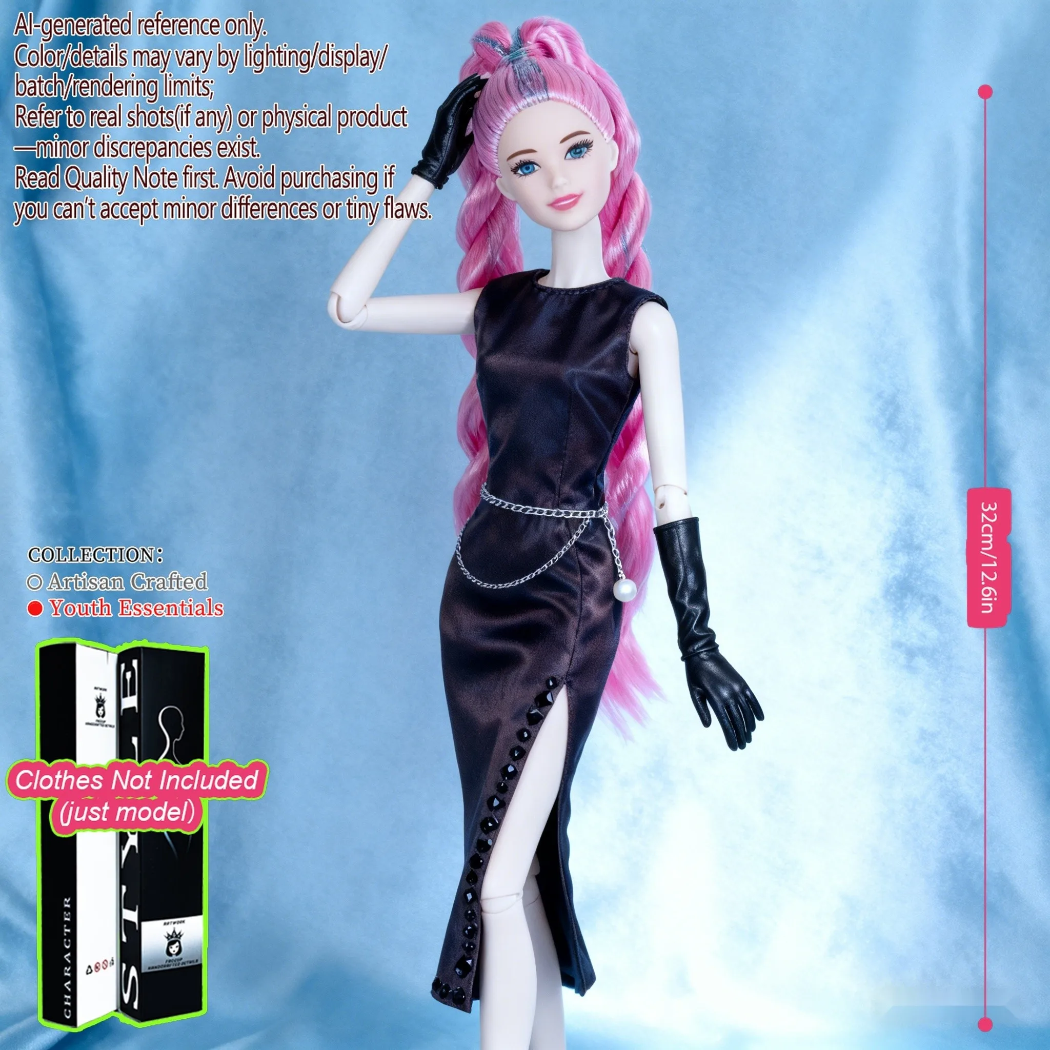 Multi-Joint Premium Figure, BJD Model 1/6 Scale 12-Joint (no clothing)