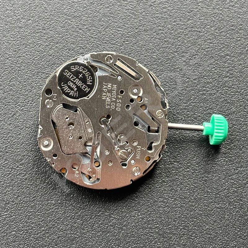 اليابان المستوردة FS00 حركة 6 الأيدي متعددة الوظائف تقويم واحد حركة كوارتز 3 نقاط التقويم ساعة حركة الملحقات