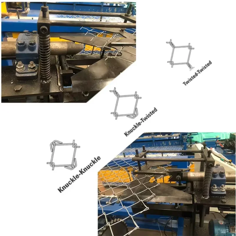 Fully Automatic Chain Link Fence Making Machine With Integrated Post Treatment Unit For Commercial Guardrail Manufacturing