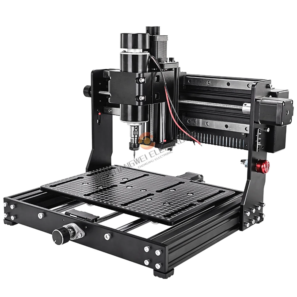 CNC 3020 Plus Router with 500W Spindle Motor,Sliding Rail Guide for Wood, Acrylic, Metal Cutting & Engraving, Laser Capabilities